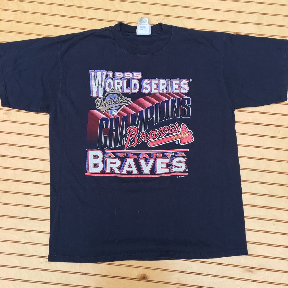 Authentic 1995 braves championship shirt